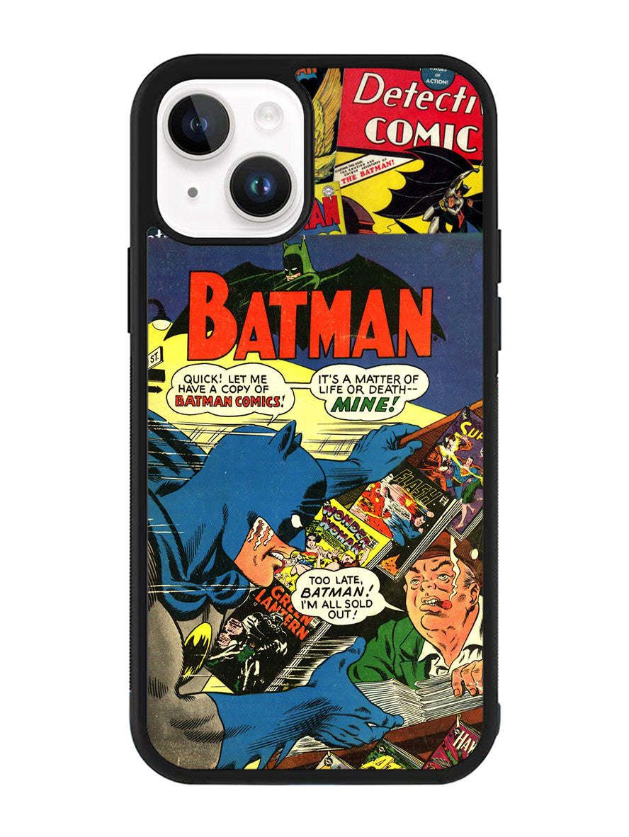 Batman Comic Art iPhone 15 Plus Case OV4062