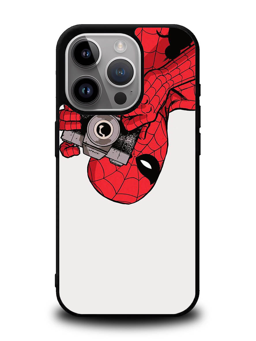 Spiderman Take a Picture iPhone 14 Pro Case QC2441