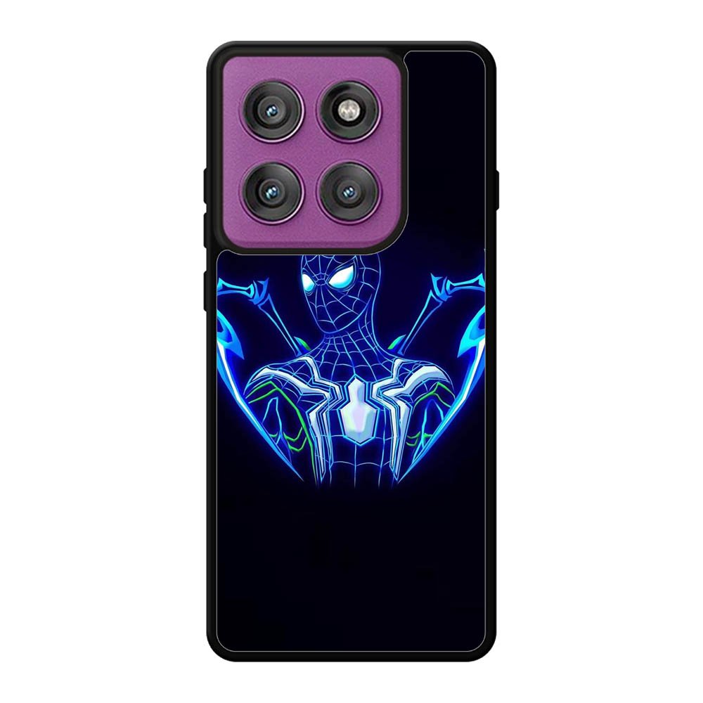 Spiderman Neon Blue Motorola Moto Edge 60 Pro Case OV2480