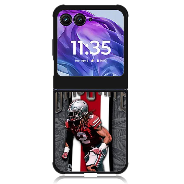 Ohio State Star Player Motorola Moto Razr Plus 2024 , Moto Razr+ 2024 Case