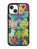 Rick Sanchez With Pickles iPhone 14 Case QC2699