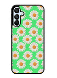 Flowers Pattern Green Samsung Galaxy A15 5G Case OV4924