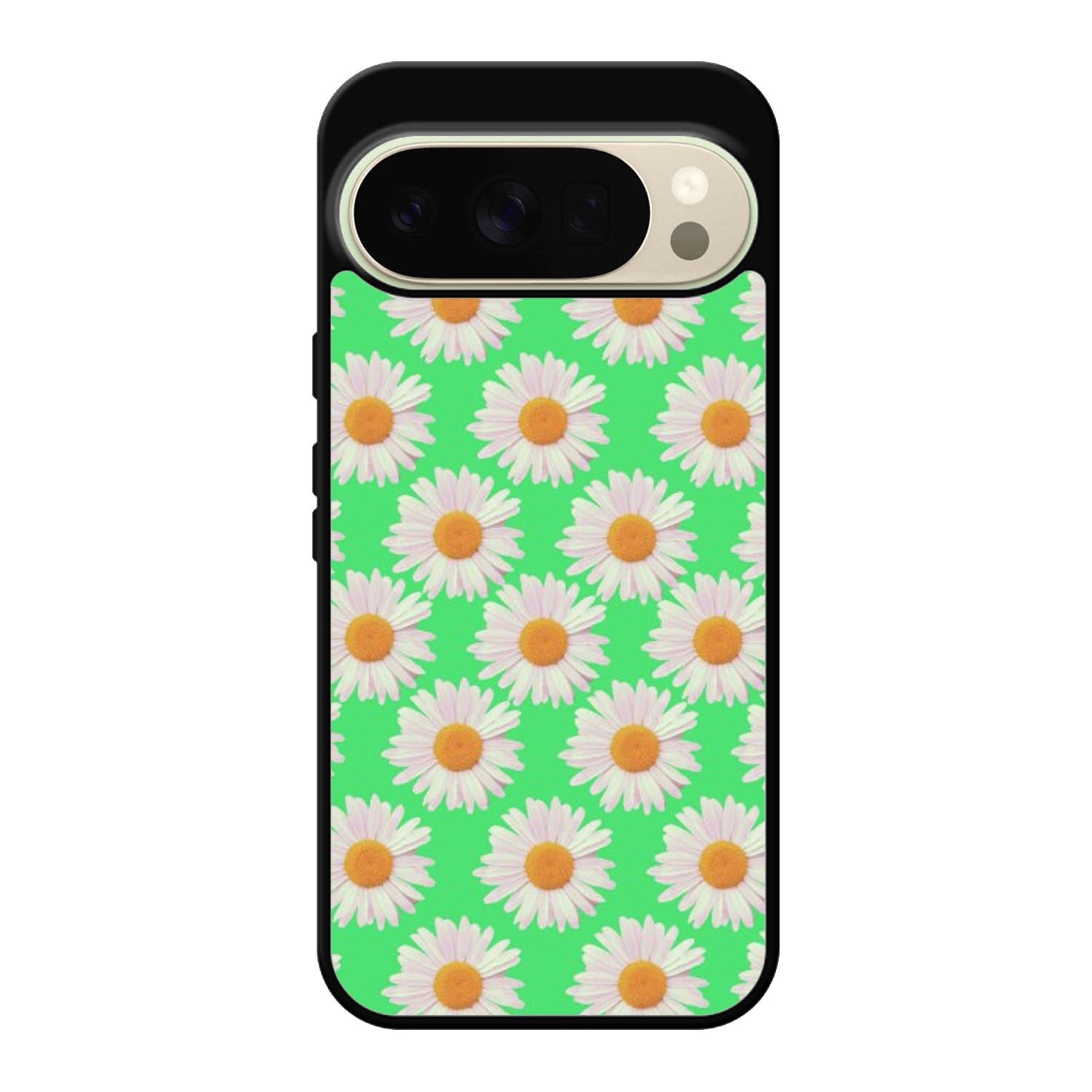 Flowers Pattern Green Google Pixel 10 Pro Case QC4924