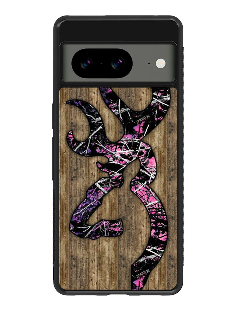Deer Camo Wood Google Pixel 8 Case QC4639