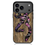 Deer Camo Wood iPhone 17 Pro Case OV4639
