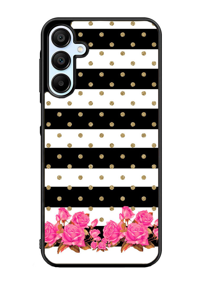 Flower Stripes Polka Samsung Galaxy A35 5G Case OV1790