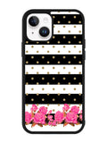Flower Stripes Polka iPhone 14 Case QC1790
