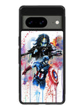 Captain America Watercolor Google Pixel 8A Case QC1797