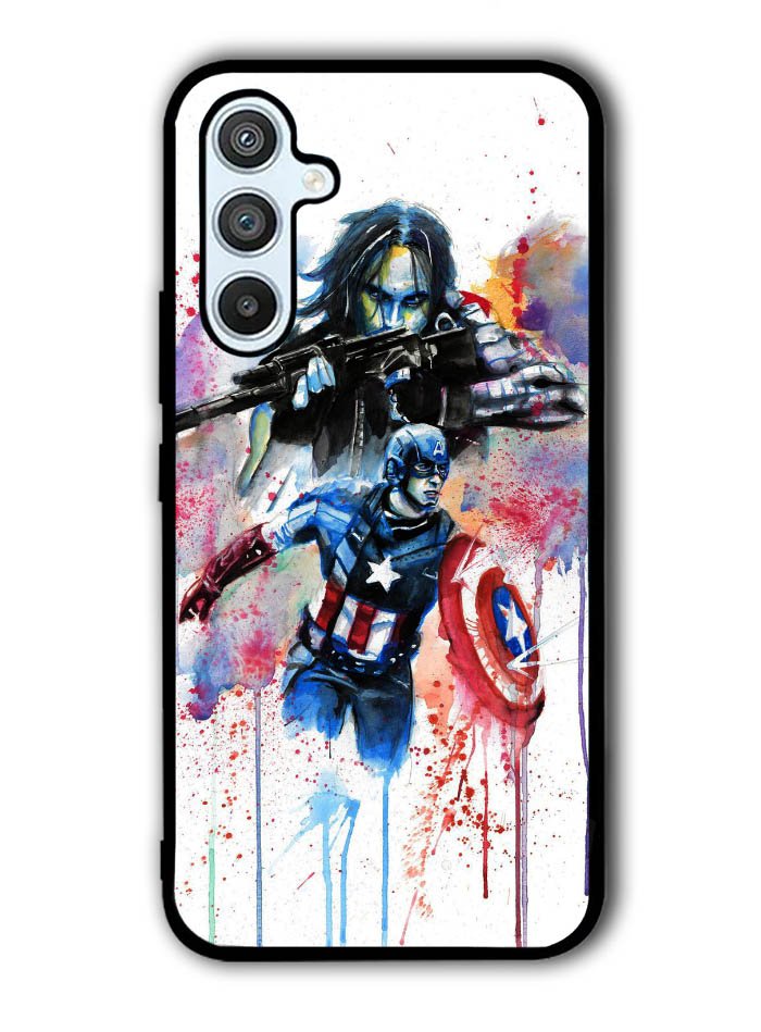 Captain America Watercolor Samsung Galaxy A54 5G Case OV1797