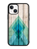 Simple Aztec on Wood iPhone 15 Case OV1806