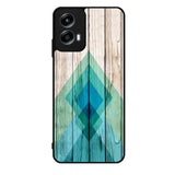 Simple Aztec on Wood Motorola Moto G Play 2024 Case OV1806