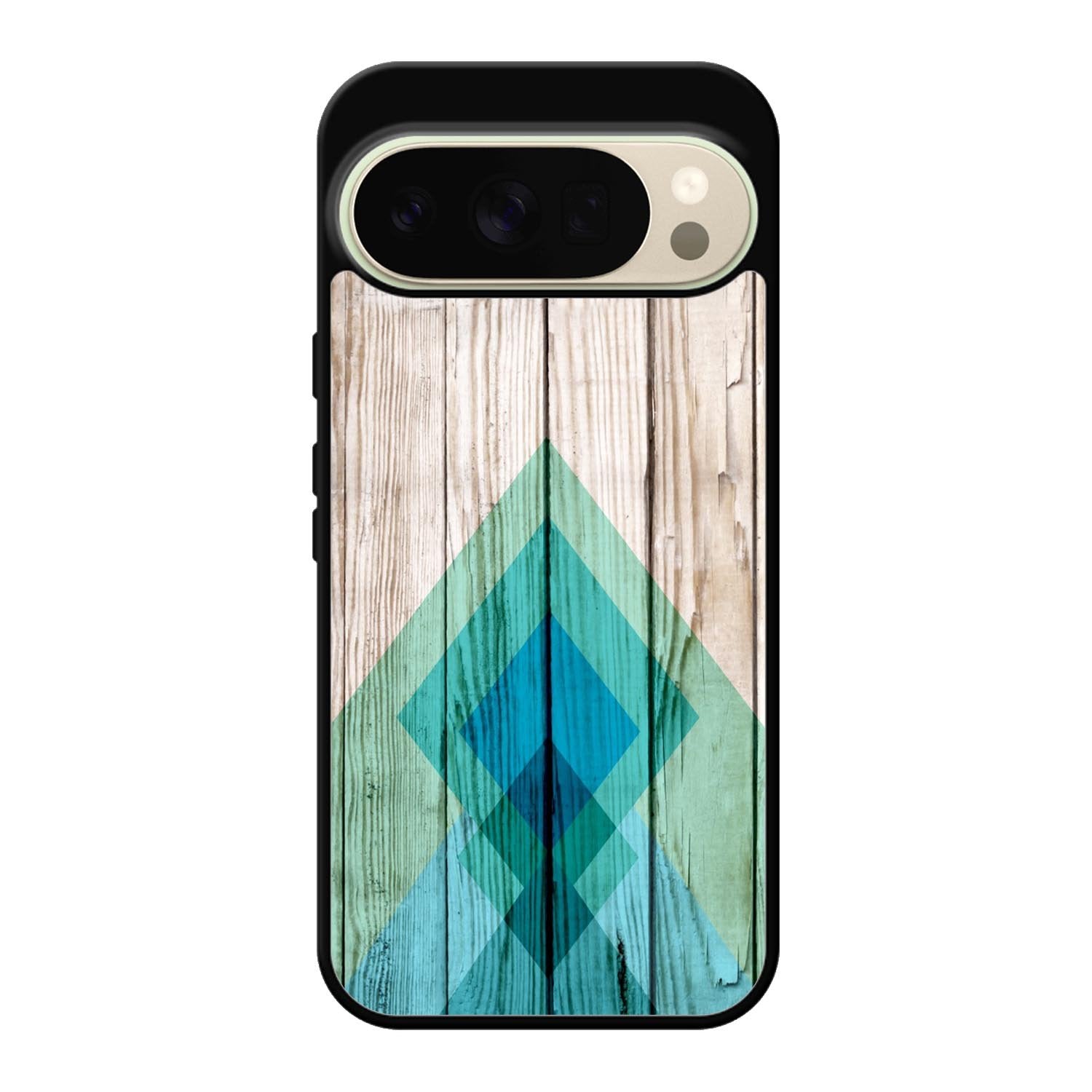 Simple Aztec on Wood Google Pixel 10 Pro Case QC1806