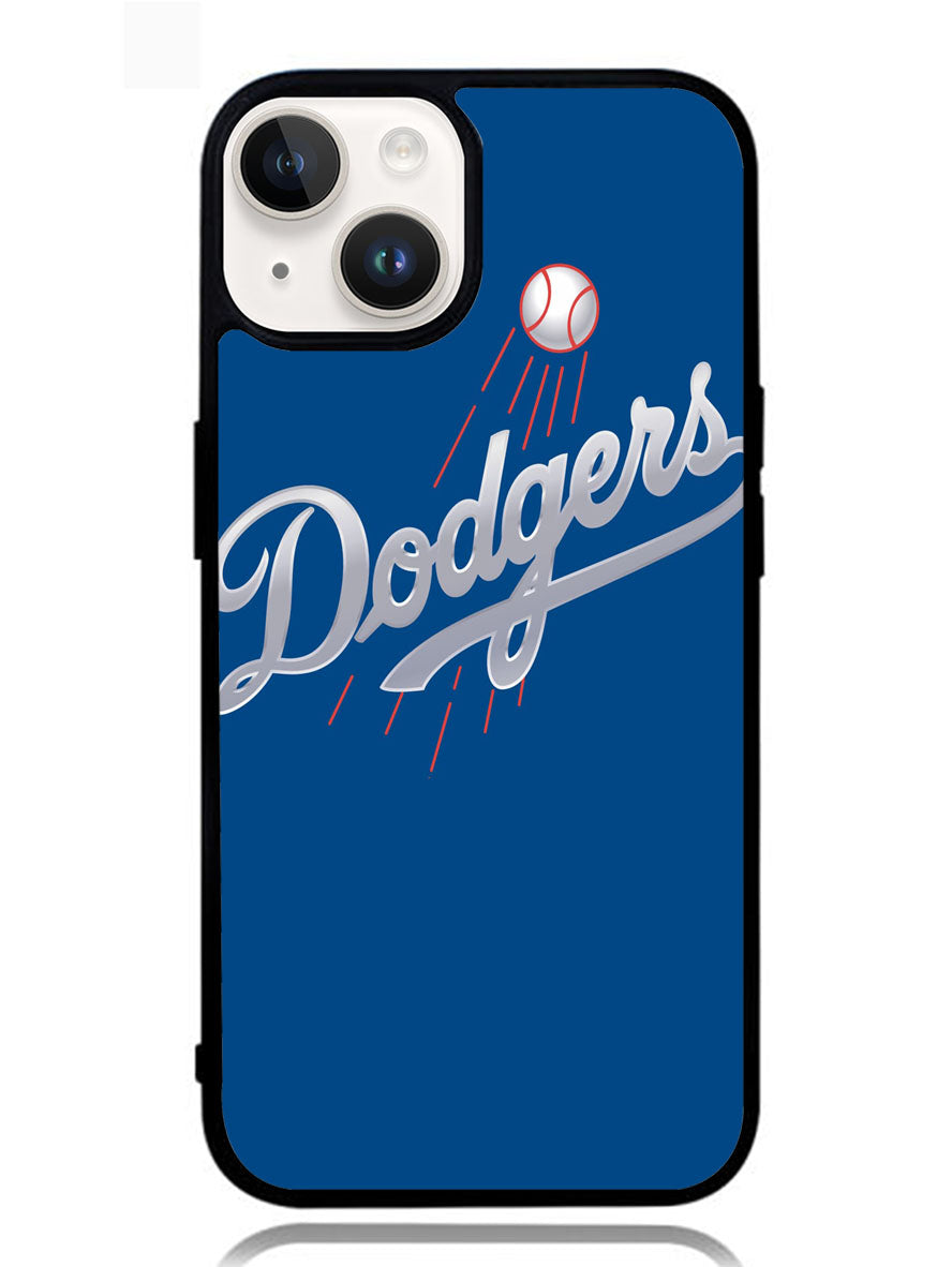 Dodgers Full Baseball League Logo iPhone 14 Plus Case