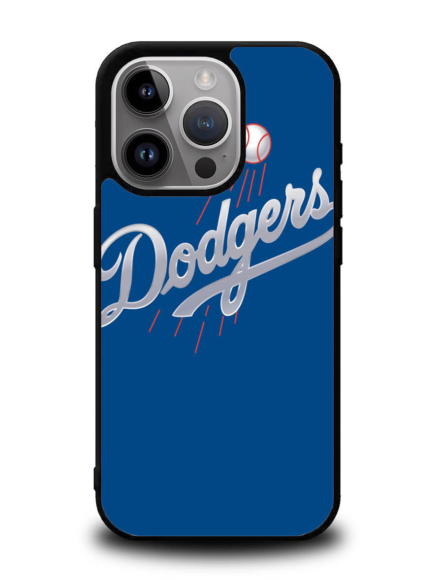 Dodgers Full Baseball League Logo iPhone 15 Pro Case
