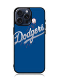 Dodgers Full Baseball League Logo iPhone 15 Pro Max Case