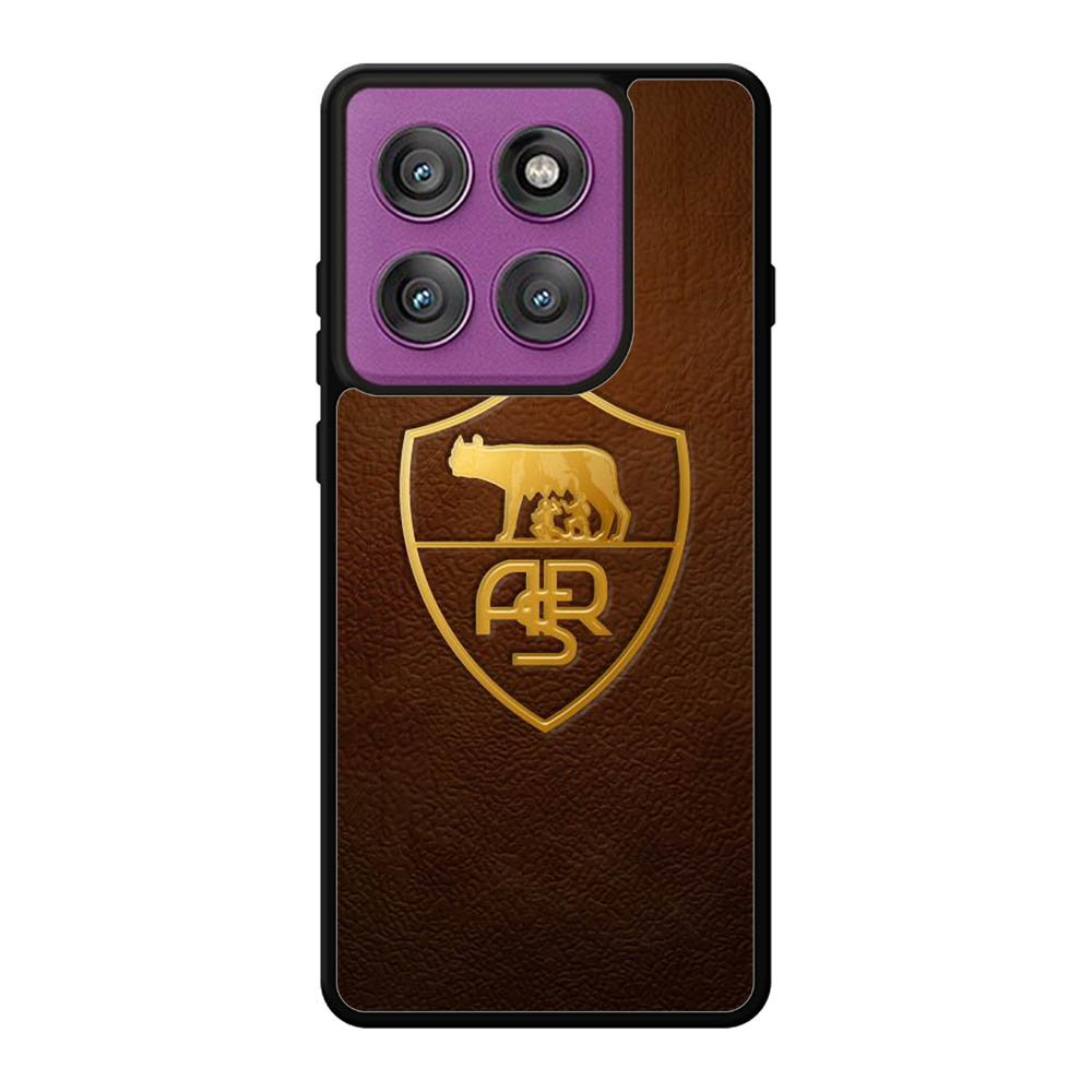 AS Roma Leather Logo Soccer Motorola Moto Edge 60 Pro Case QC1821