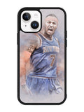 Carmelo Anthony NY7 Blue Basket Ball iPhone 15 Plus Case OV1823