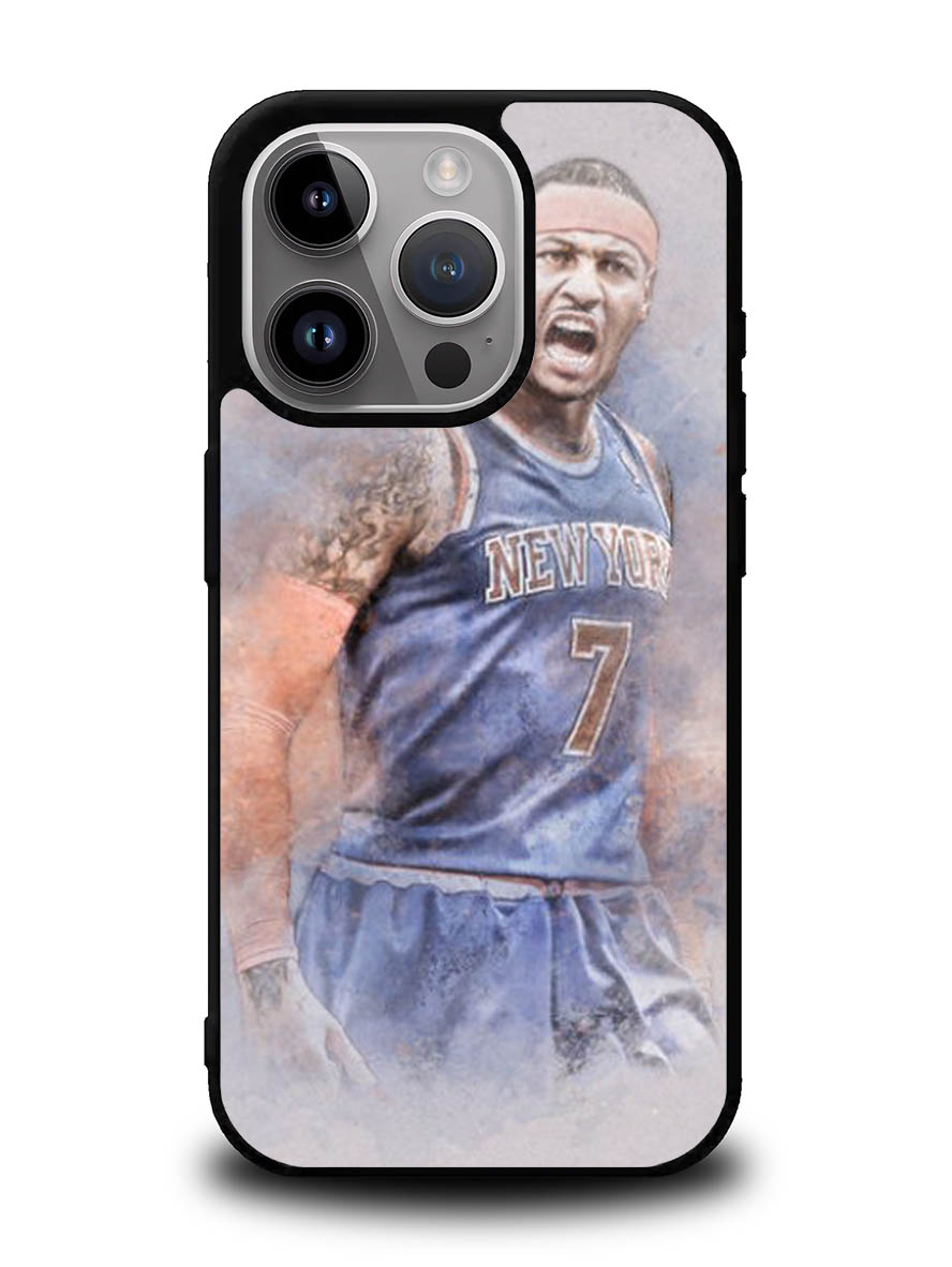 Carmelo Anthony NY7 Blue Basket Ball iPhone 16 Pro Case OV1823