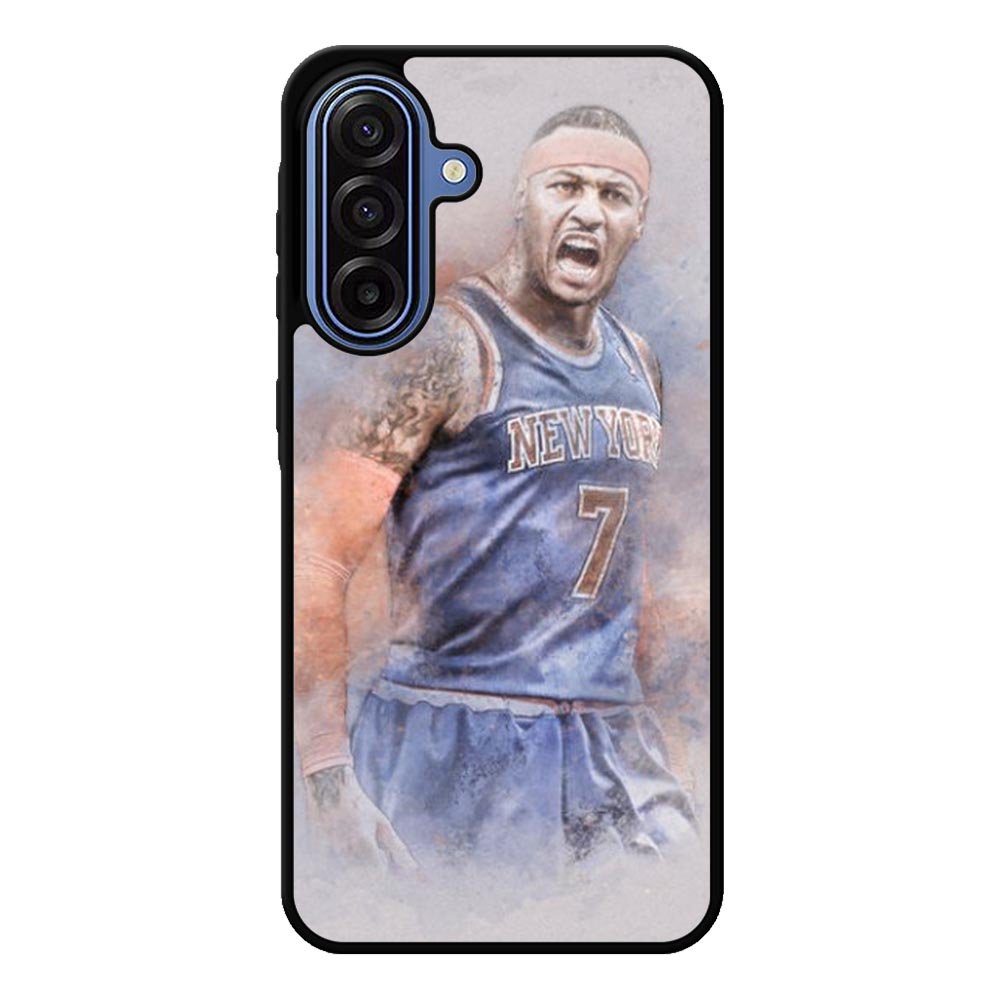 Carmelo Anthony NY7 Blue Basket Ball Samsung Galaxy A17 Case QC1823