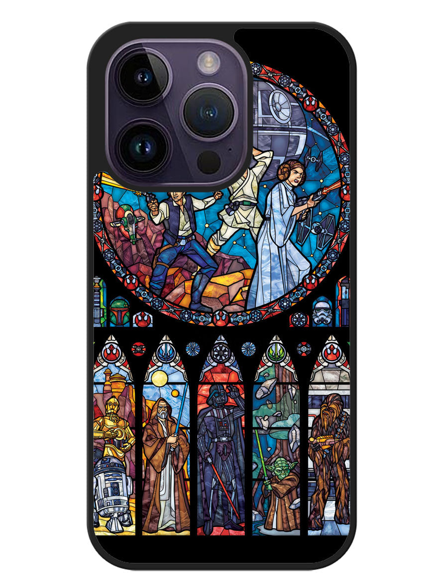 Star Wars Stained Glass Google iPhone 14 Pro Max Case OV1849