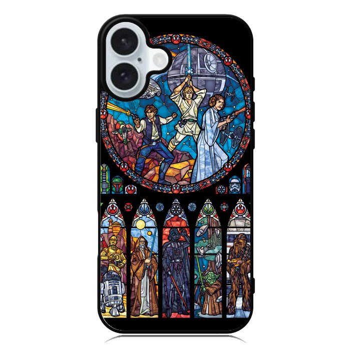 Star Wars Stained Glass iPhone 16 Plus Case