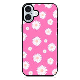 Pink Daisy iPhone 16 Plus Case