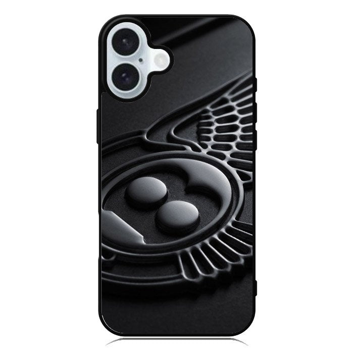 Dark Bentley Logo iPhone 16 Case QC1856