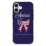 Military Patriotic America iPhone 16 Plus Case QC1860