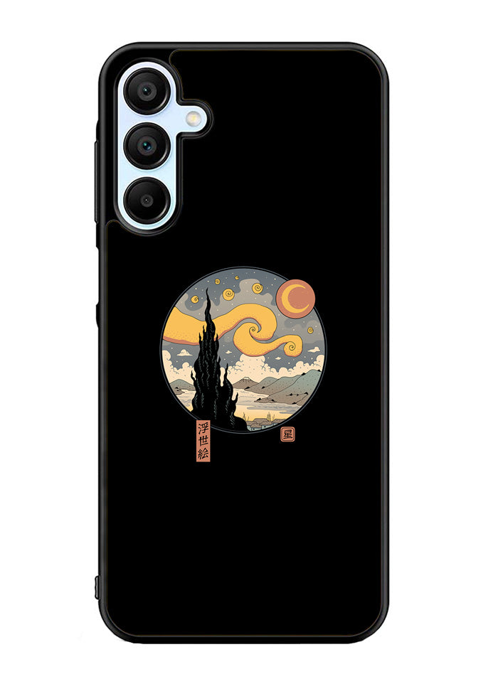 Starry Ukiyo Japanese Retro Samsung Galaxy A35 5G Case OV10824