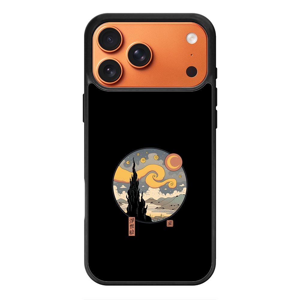 Starry Ukiyo Japanese Retro iPhone 17 Pro Max Case OV10824