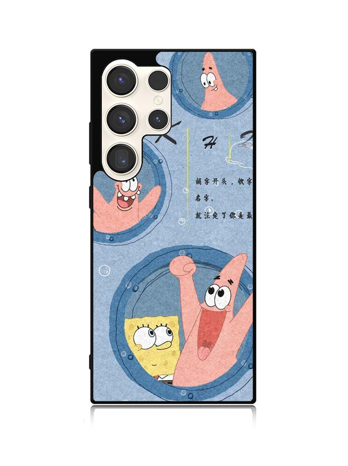SpongeBob And Patric Samsung Galaxy S25 Ultra 5G Case QC10821