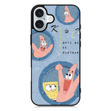SpongeBob And Patric iPhone 16 Plus Case QC10821