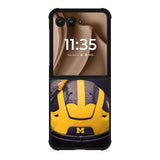 Michigan Wolverines Helmet Motorola Moto RAZR Plus 2025 Case OV10771