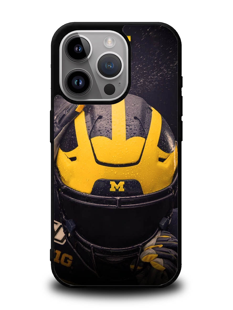 Michigan Wolverines Helmet iPhone 15 Pro Case OV10771