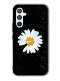 Black Marble Daisy Samsung Galaxy A54 5G Case OV10653