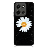 Black Marble Daisy Motorola Moto G 5G 2025 Case OV10653