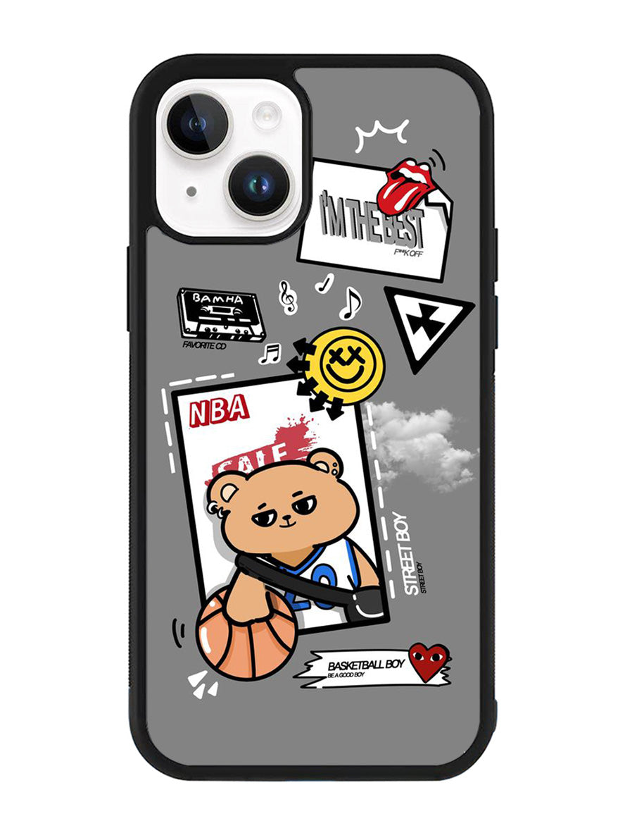 Basketball Boy NBA iPhone 15 Case OV10335