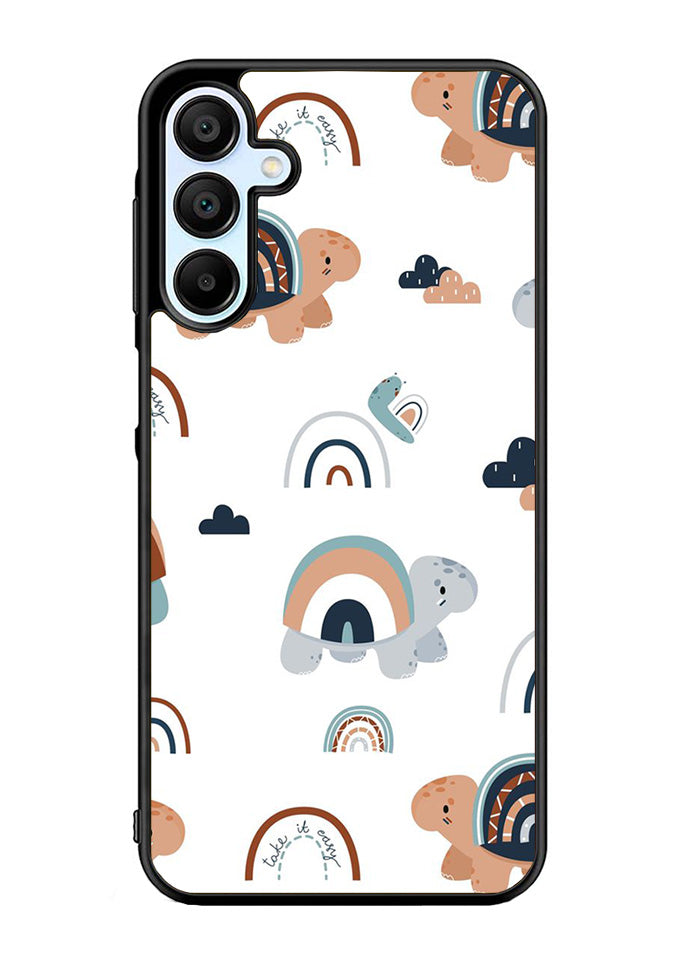 Turtle Rainbow Pattern Samsung Galaxy A35 5G Case OV10242