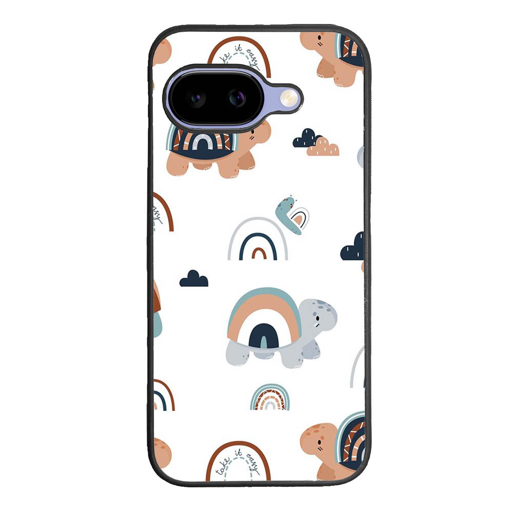 Turtle Rainbow Pattern Google Pixel 10A Case OV10242