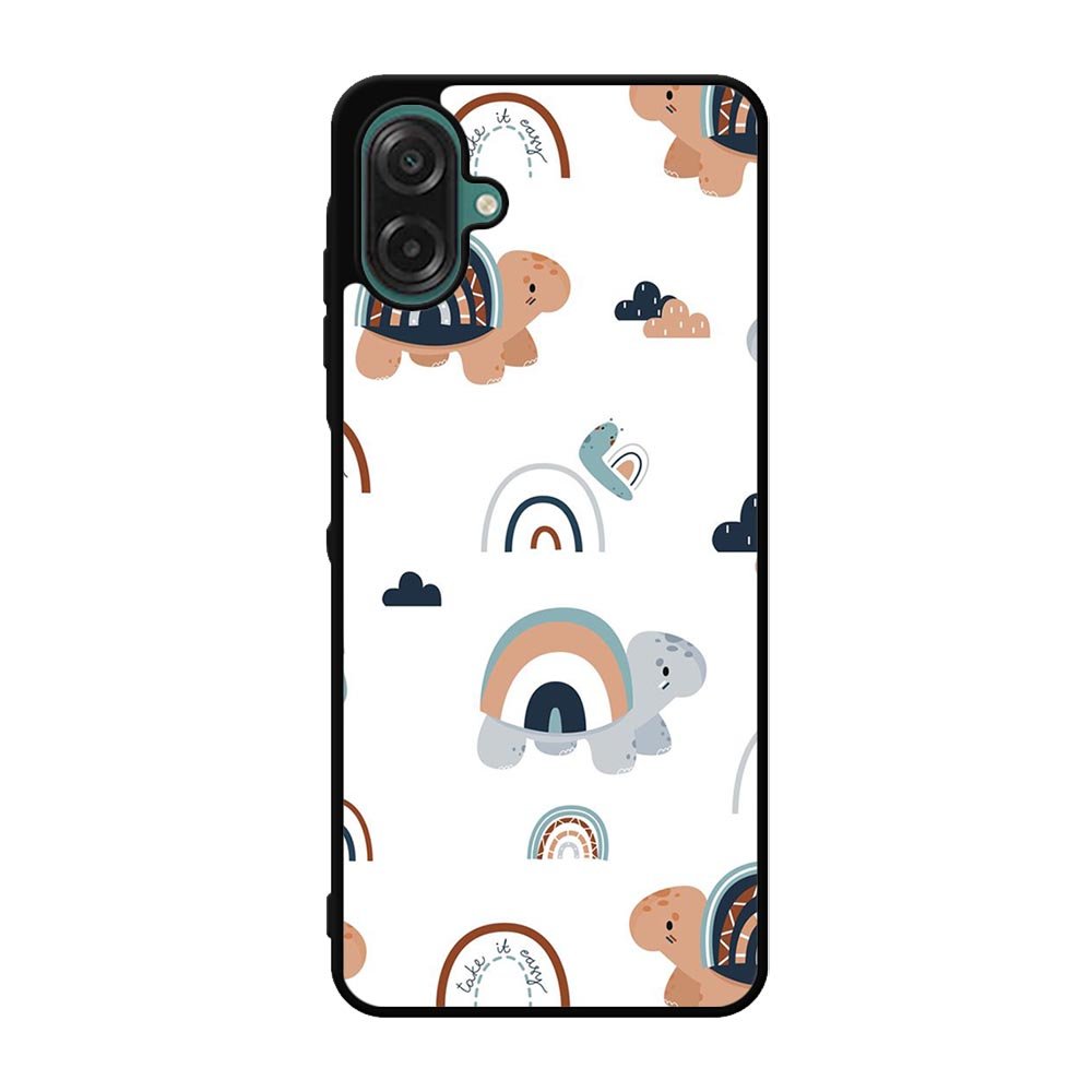 Turtle Rainbow Pattern Samsung Galaxy A07 Case OV10242