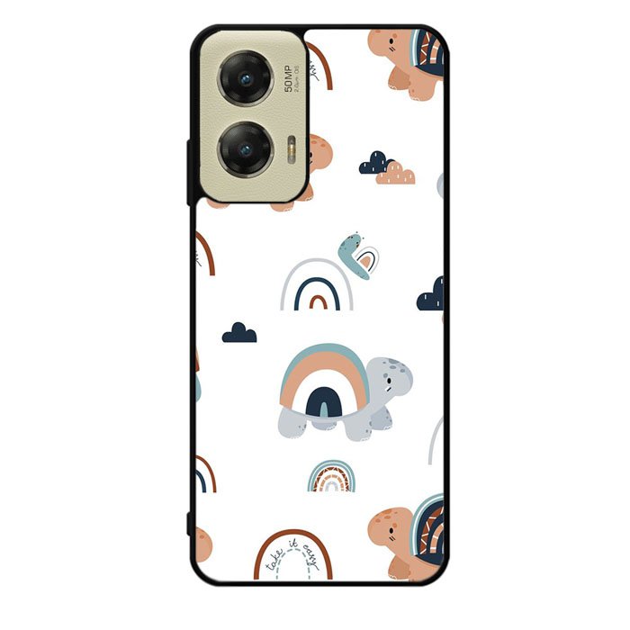 Turtle Rainbow Pattern Motorola Moto G Stylus 5G 2024 Case OV10242