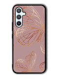 Butterfly Rose Gold Samsung Galaxy A54 5G Case OV10341