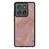 Butterfly Rose Gold Motorola Moto Edge 2025 Case OV10341