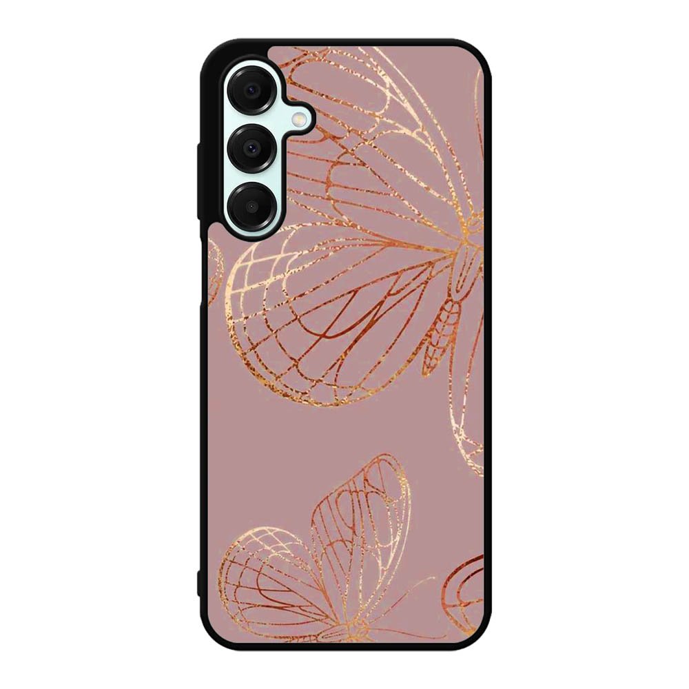 Butterfly Rose Gold Samsung Galaxy A16 Case OV10341