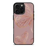 Butterfly Rose Gold iPhone 16 Pro Max Case OV10341
