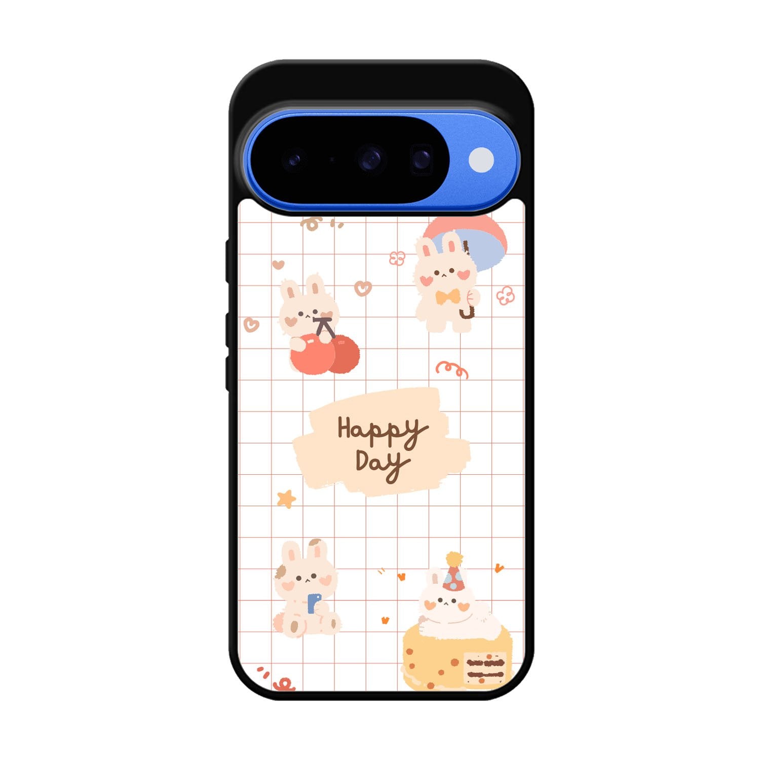 Happy Day Rabbit E2100 Google Pixel 10 Case