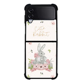 Cute Rabbit Spring E2104 Samsung Galaxy Z Flip 5 , Z Flip 4 , Z Flip 3 , Z Fold 5 , Z Fold 4 , Z Fold 3 5G Case