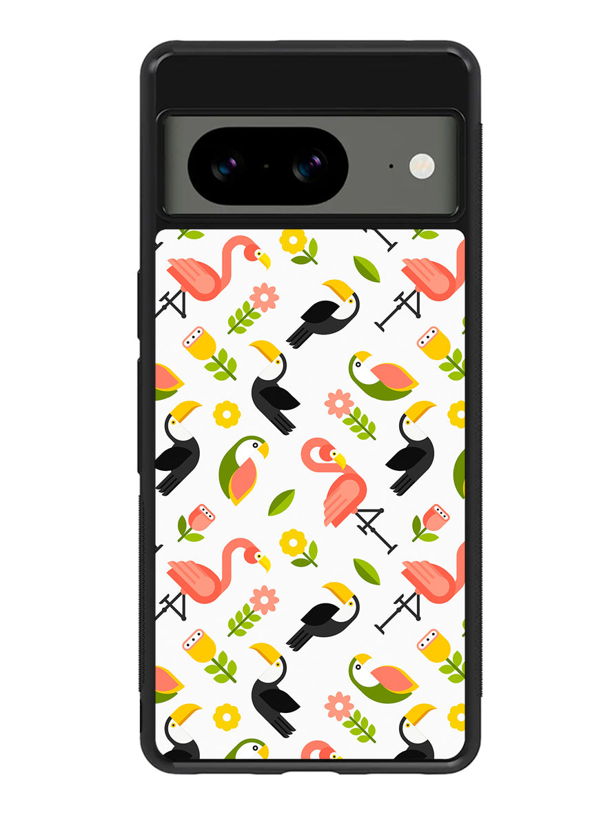 Tropical Bird Google Pixel 8A Case QC6712