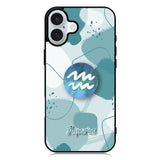 Zodiac Aquarius iPhone 16 Plus Case QC6756