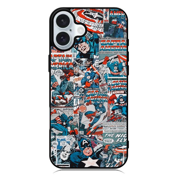 Captain America iPhone 16 Case QC6237